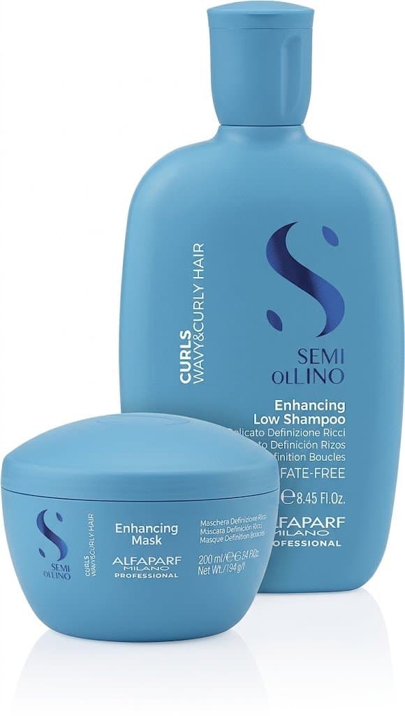 "SEMI DI LINO" CURL ENHANCING MASK 200ML + CURL ENHANCING LOW SHAMPOO 250ML